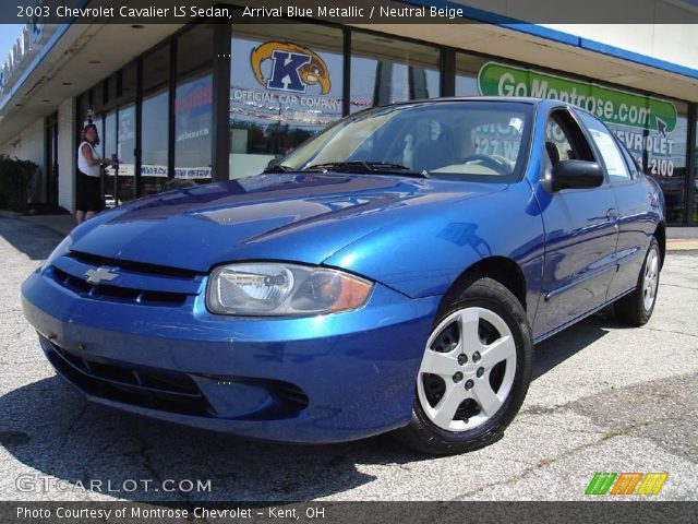 2003 Chevrolet Cavalier LS Sedan in Arrival Blue Metallic
