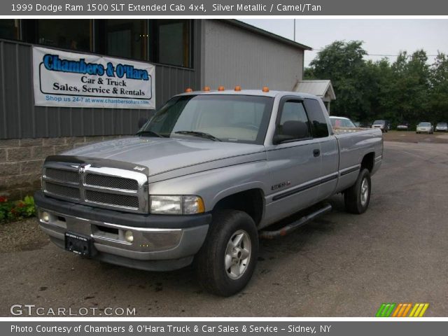1999 Dodge Ram 1500 SLT Extended Cab 4x4 in Silver Metallic
