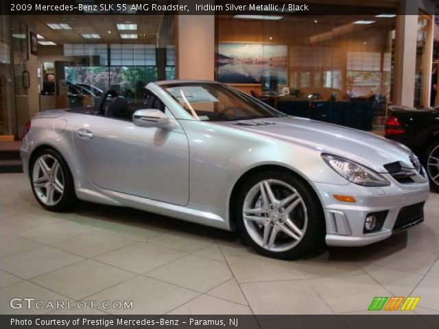 2009 Mercedes-Benz SLK 55 AMG Roadster in Iridium Silver Metallic