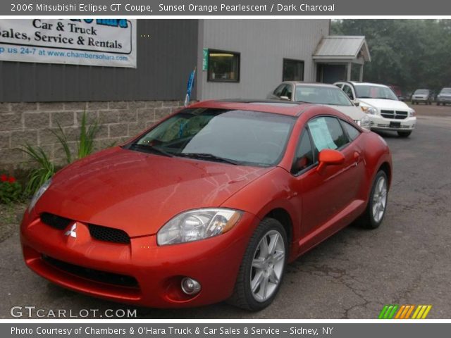 2006 Mitsubishi Eclipse GT Coupe in Sunset Orange Pearlescent