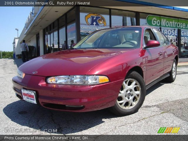 2001 Oldsmobile Intrigue GL in Ruby Red