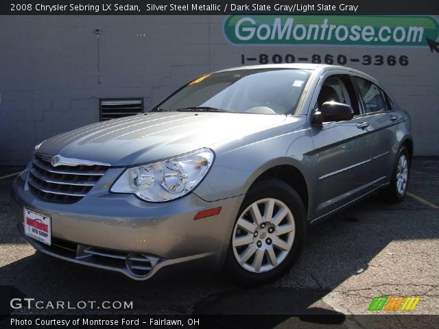 2008 Chrysler Sebring LX Sedan in Silver Steel Metallic