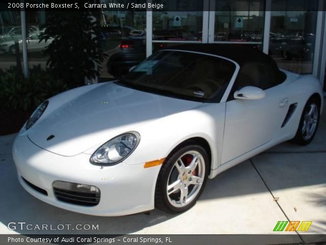 2008 Porsche Boxster S in Carrara White