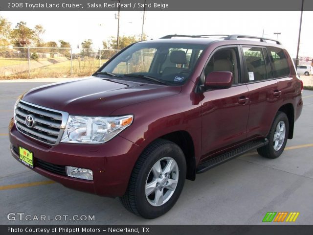 2008 Toyota Land Cruiser  in Salsa Red Pearl