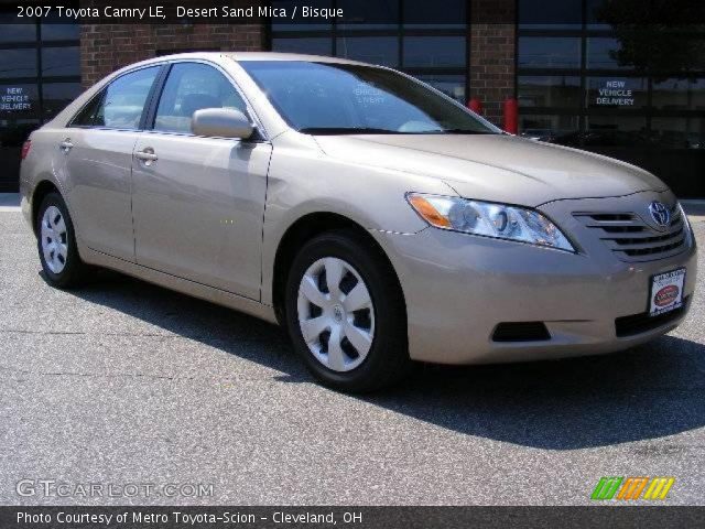 2007 Toyota Camry LE in Desert Sand Mica