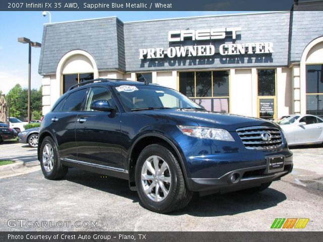 2007 Infiniti FX 35 AWD in Sapphire Blue Metallic
