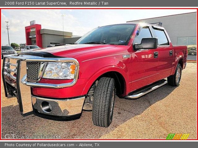2008 Ford F150 Lariat SuperCrew in Redfire Metallic