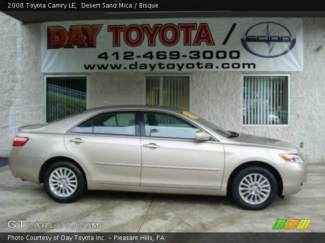2008 Toyota Camry LE in Desert Sand Mica