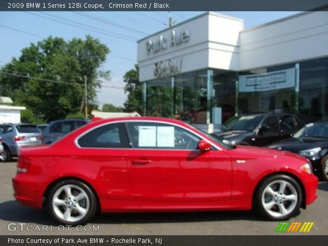 2009 BMW 1 Series 128i Coupe in Crimson Red