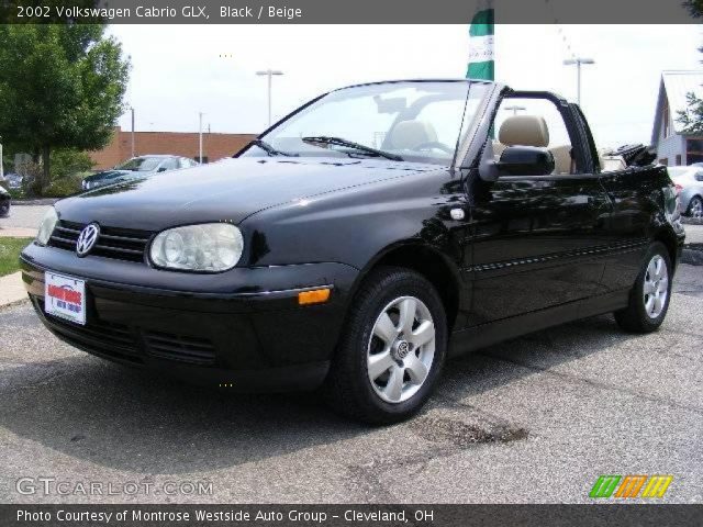 2002 Volkswagen Cabrio GLX in Black