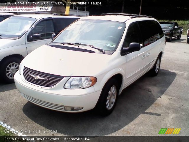 white chrysler minivan