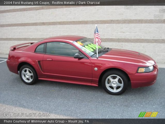 2004 Ford Mustang V6 Coupe in Redfire Metallic