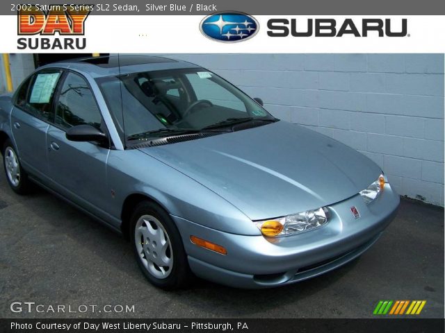 2002 Saturn S Series SL2 Sedan in Silver Blue