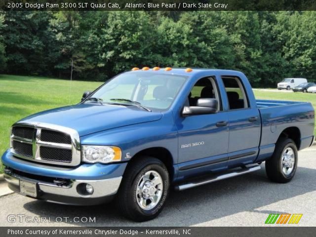 2005 Dodge Ram 3500 SLT Quad Cab in Atlantic Blue Pearl