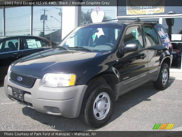 2001 Ford Escape XLS V6 4WD in Black