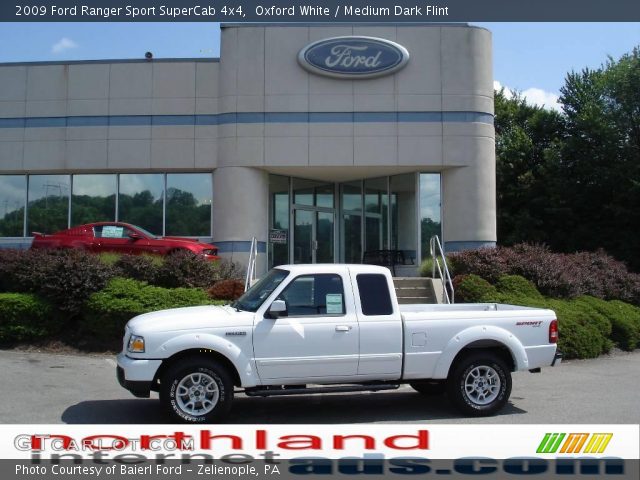 2009 Ford Ranger Sport SuperCab 4x4 in Oxford White