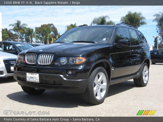 2006 BMW X5 4.4i in Black Sapphire Metallic