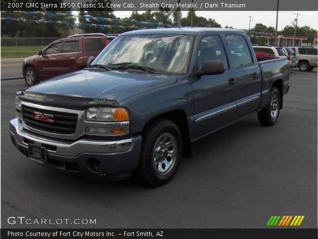 2007 GMC Sierra 1500 Classic SL Crew Cab in Stealth Gray Metallic