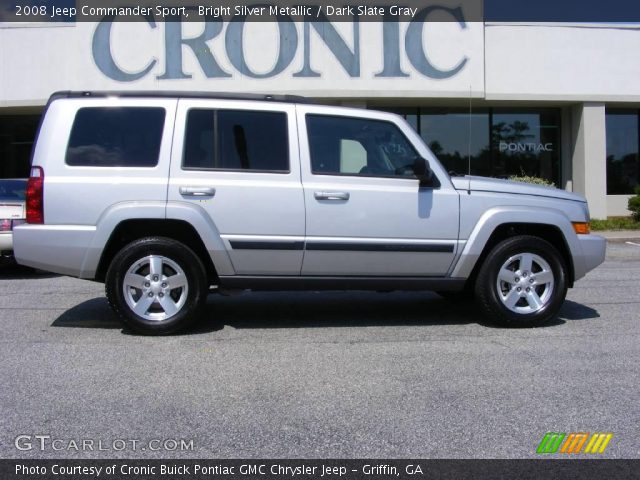 2008 Jeep Commander Sport in Bright Silver Metallic