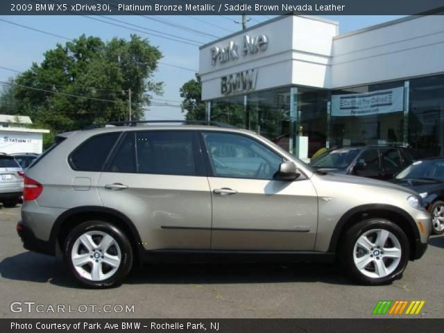 2009 BMW X5 xDrive30i in Platinum Bronze Metallic