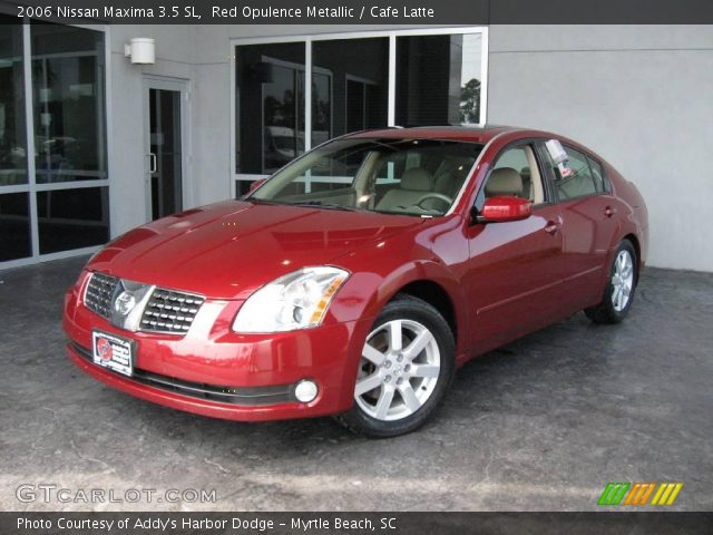 2006 Nissan Maxima 3.5 SL in Red Opulence Metallic