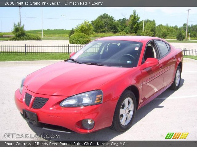 2008 Pontiac Grand Prix Sedan in Crimson Red