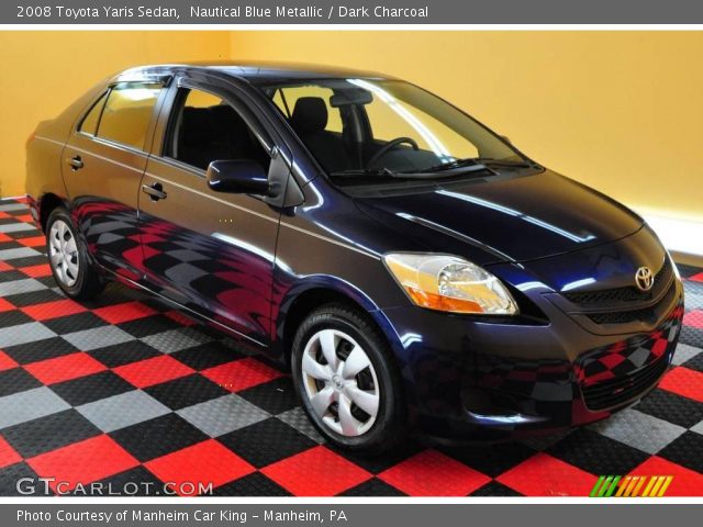 2008 Toyota Yaris Sedan in Nautical Blue Metallic
