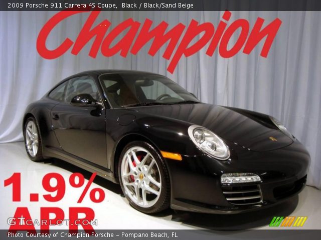 2009 Porsche 911 Carrera 4S Coupe in Black