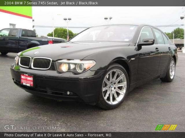 2004 BMW 7 Series 745i Sedan in Jet Black