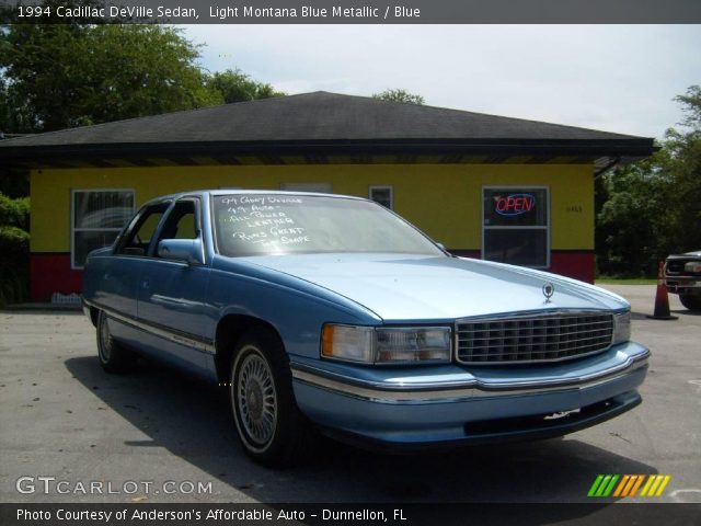 1994 Cadillac DeVille Sedan in Light Montana Blue Metallic