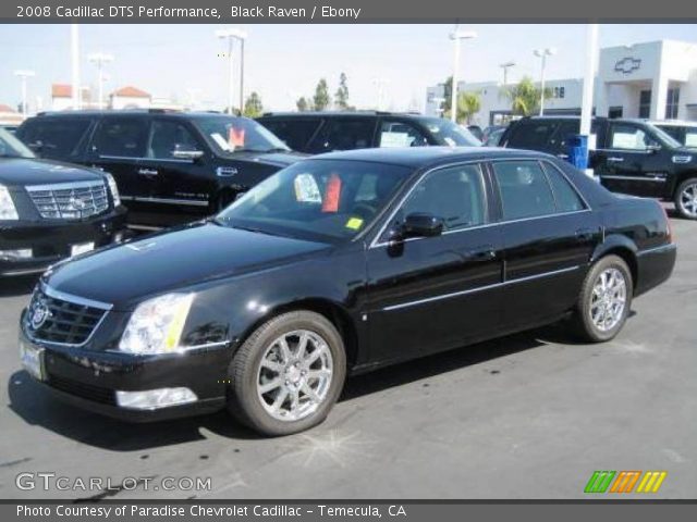 2008 Cadillac DTS Performance in Black Raven