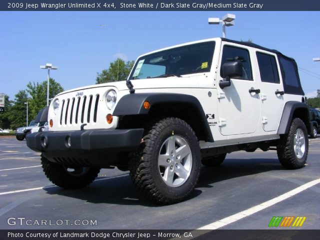 2009 Jeep Wrangler Unlimited X 4x4 in Stone White