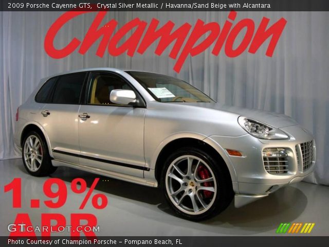 2009 Porsche Cayenne GTS in Crystal Silver Metallic
