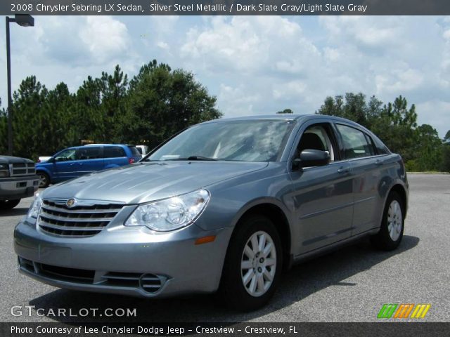 2008 Chrysler Sebring LX Sedan in Silver Steel Metallic