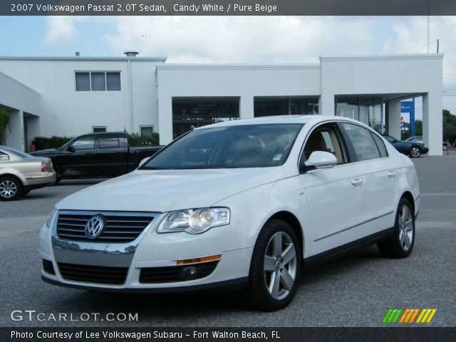 2007 Volkswagen Passat 2.0T Sedan in Candy White