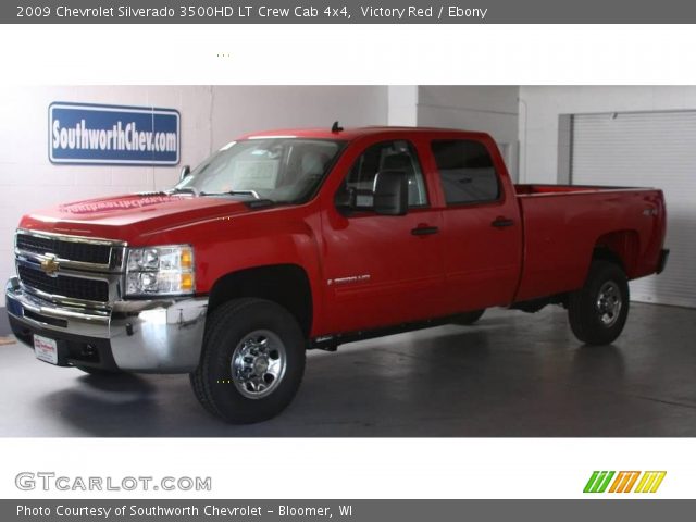 2009 Chevrolet Silverado 3500HD LT Crew Cab 4x4 in Victory Red