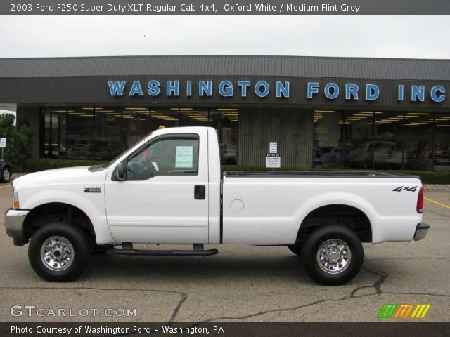 2003 Ford F250 Super Duty XLT Regular Cab 4x4 in Oxford White