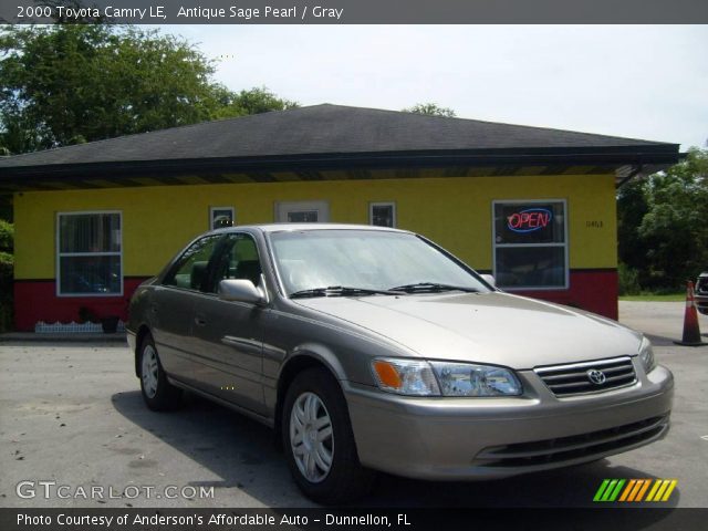2000 Toyota Camry LE in Antique Sage Pearl