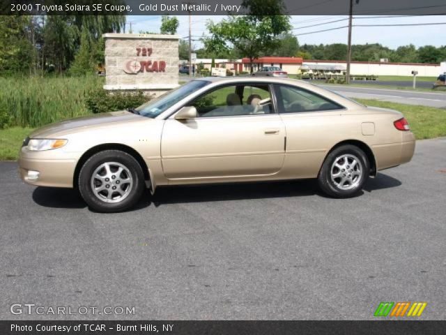 2000 Toyota Solara SE Coupe in Gold Dust Metallic