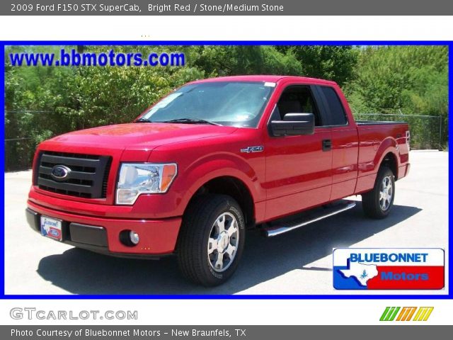 2009 Ford F150 STX SuperCab in Bright Red