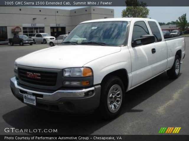 2005 GMC Sierra 1500 Extended Cab in Summit White