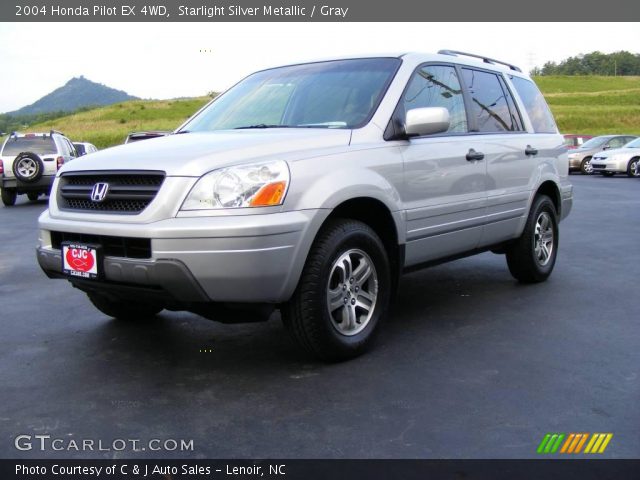 2004 Honda Pilot EX 4WD in Starlight Silver Metallic