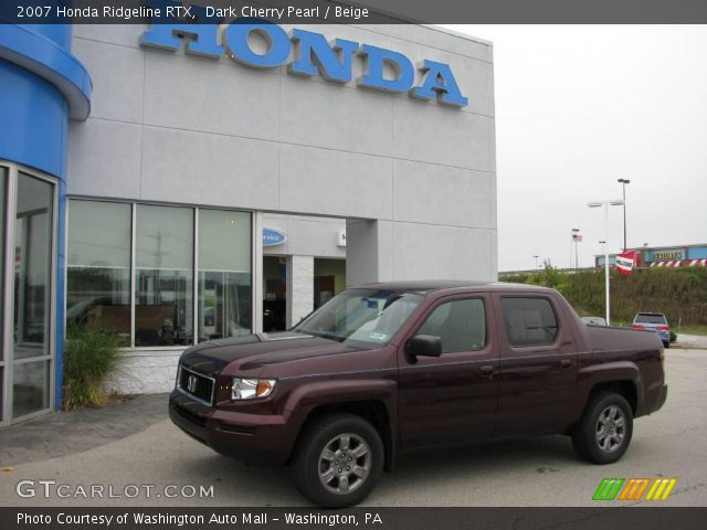 2007 Honda Ridgeline RTX in Dark Cherry Pearl