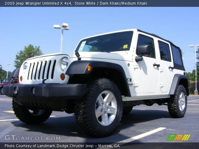 2009 Jeep Wrangler Unlimited X 4x4 in Stone White