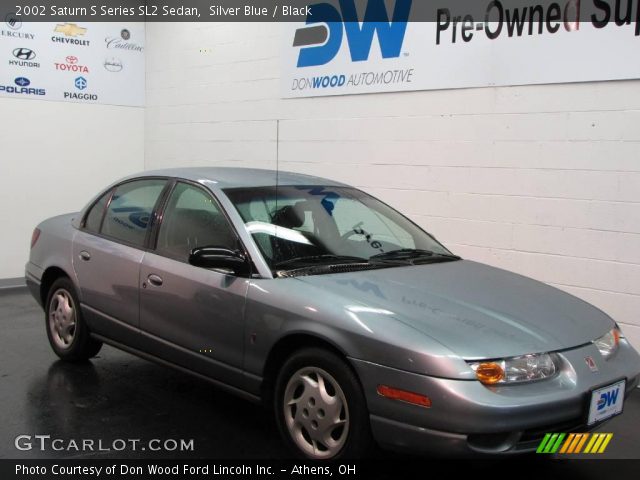 2002 Saturn S Series SL2 Sedan in Silver Blue