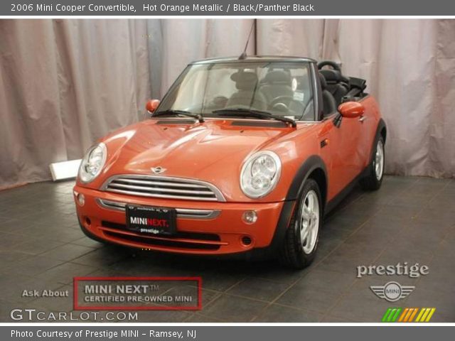 2006 Mini Cooper Convertible in Hot Orange Metallic