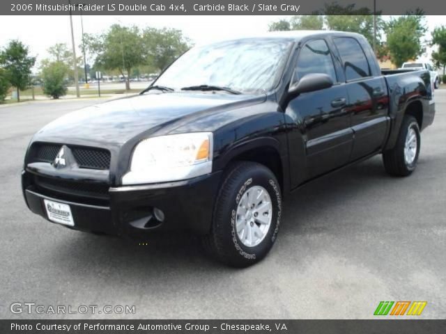 2006 Mitsubishi Raider LS Double Cab 4x4 in Carbide Black