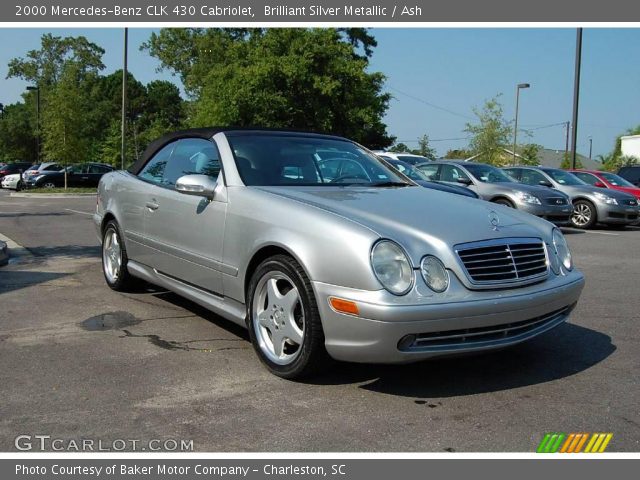 2000 Mercedes-Benz CLK 430 Cabriolet in Brilliant Silver Metallic