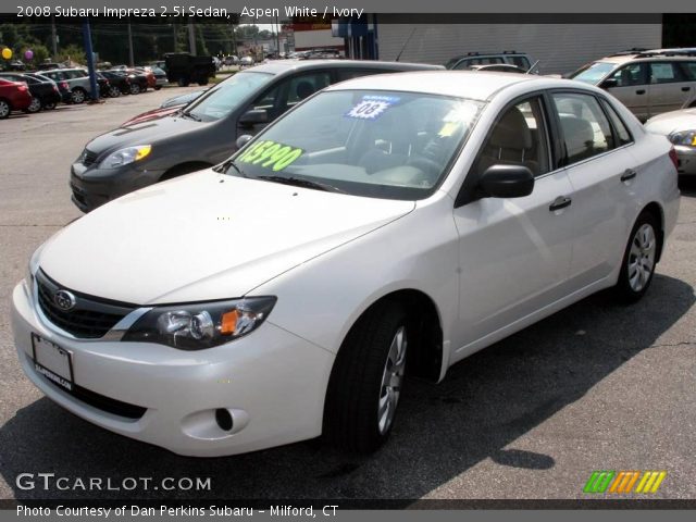 2008 Subaru Impreza 2.5i Sedan in Aspen White