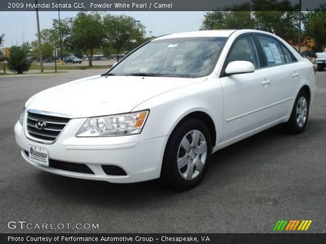 2009 Hyundai Sonata GLS in Powder White Pearl